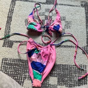 ASOS Bright colors string bikini